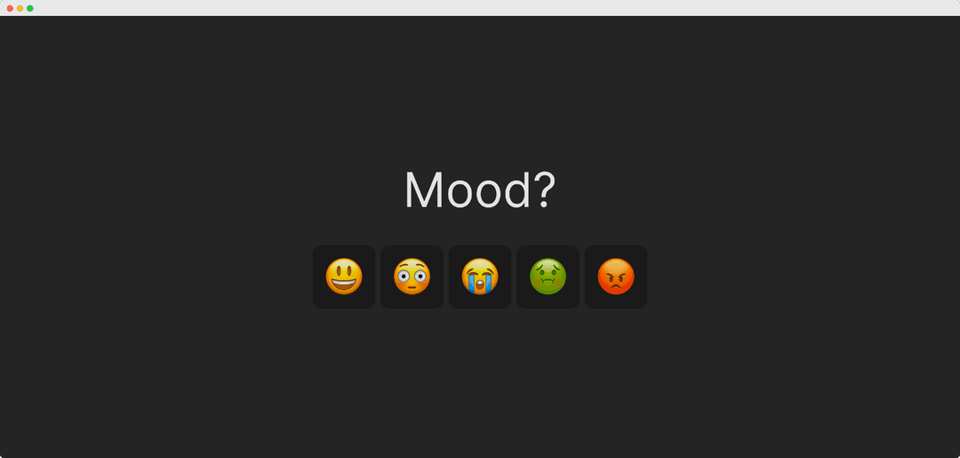 Screenshot of emogi